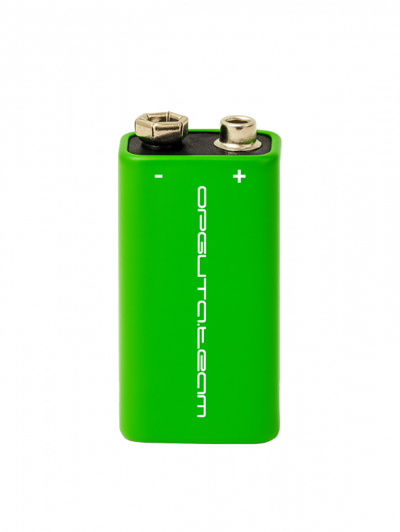 Аккумулятор крона 6F22, 100мАч, 9V, 1шт Орбита